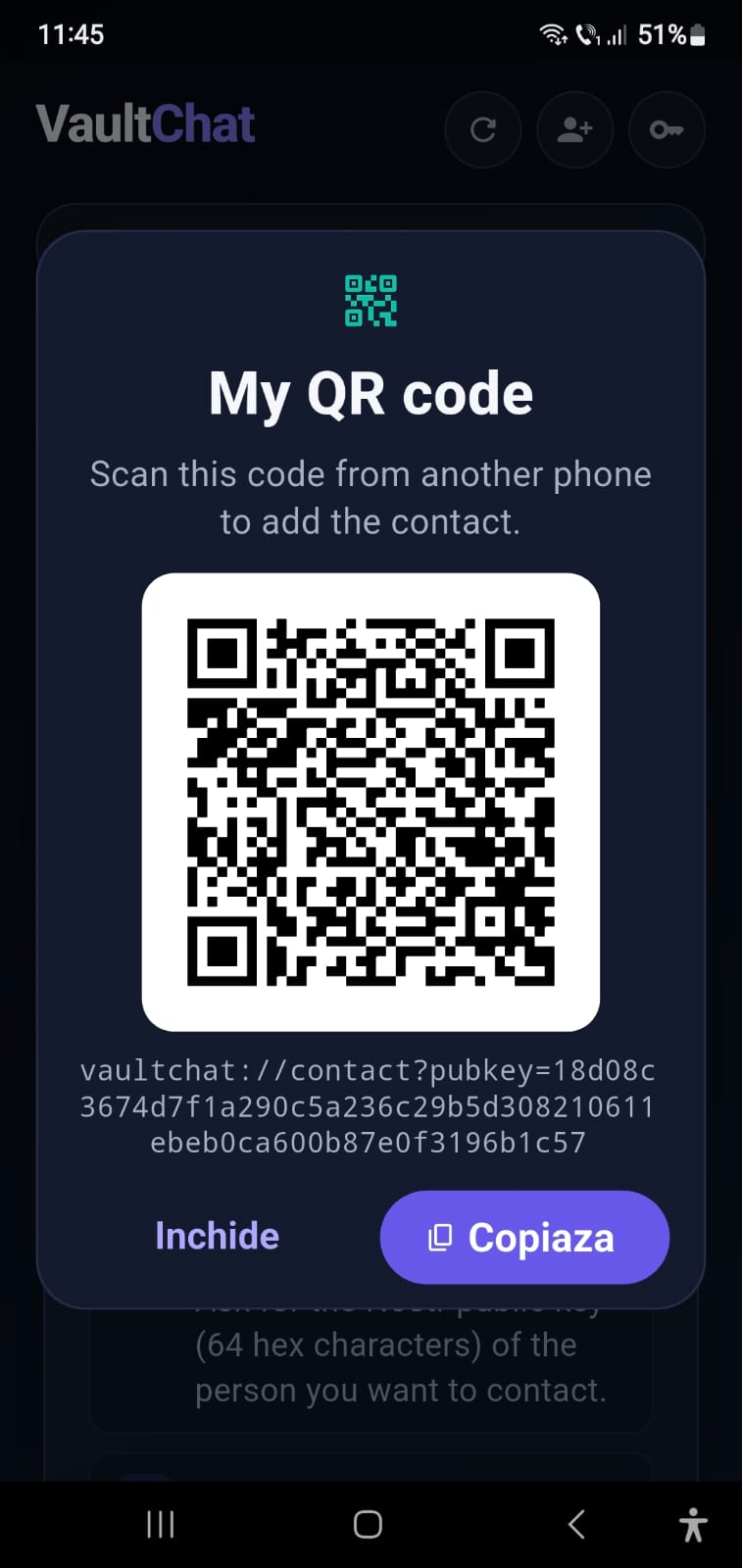 QR contact